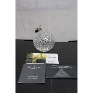 Water Ford Crystal Christmas Ornament Featuring the Exclusive Star Hope Design